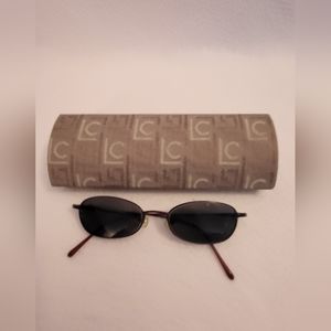 Covergirl wire frame eye glasses,  vintage wine color